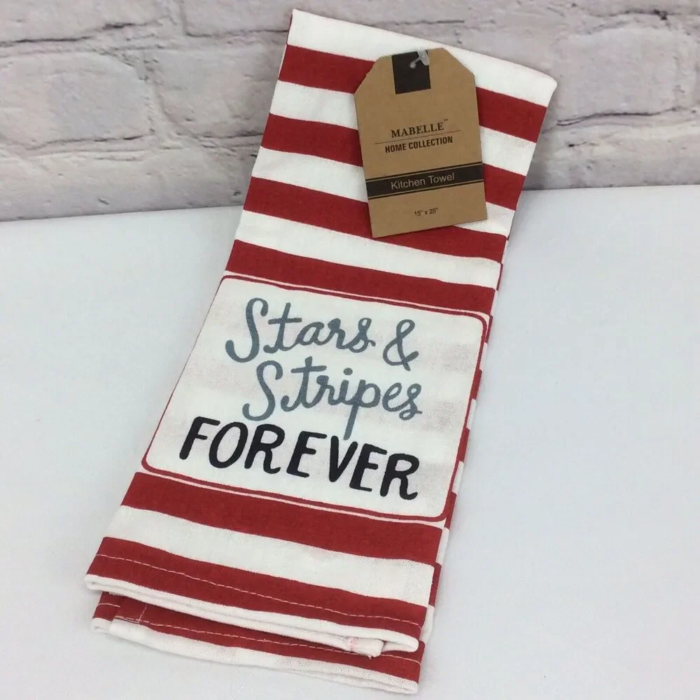 🇺🇸Patriotic 🇺🇸3 Pc. Kitchen Set 4th Of July Dish Towel Pot Holder Oven Mitt